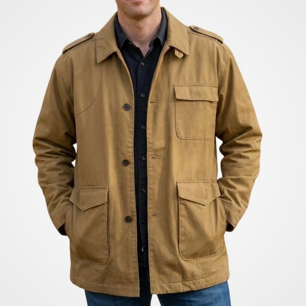 Columbia Mens Barn Field Coat XL Brown River‎ Lodge Chore Jacket Outdoor Hunting